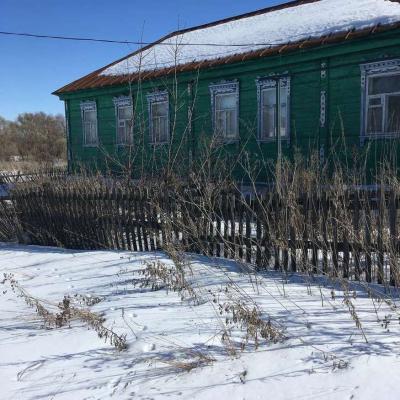Продаётся дом в самом центре села Нижнеспасское , от горо...